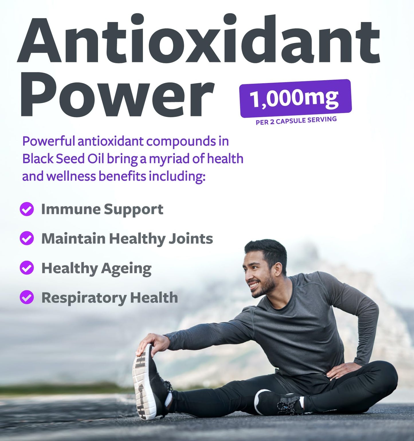 Black Seed Oil Gummies - Natural Ginger Ale Flavor (Non-GMO & Vegan) Cold-Pressed Nigella Sativa Producing Pure Black Cumin Seed Oil - 500mg Per 2 Gummy Serving